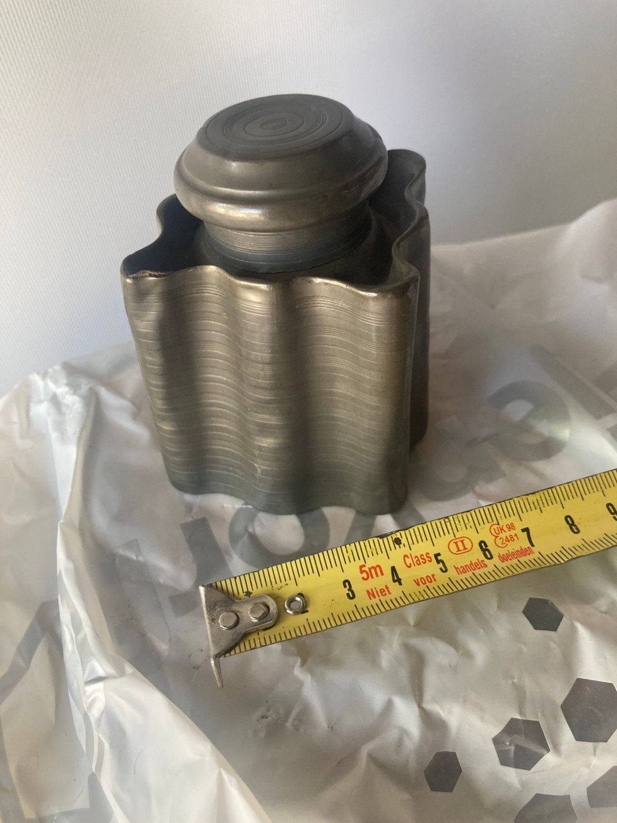 Antiek Inktpotje tin, Ophalen, Nieuw