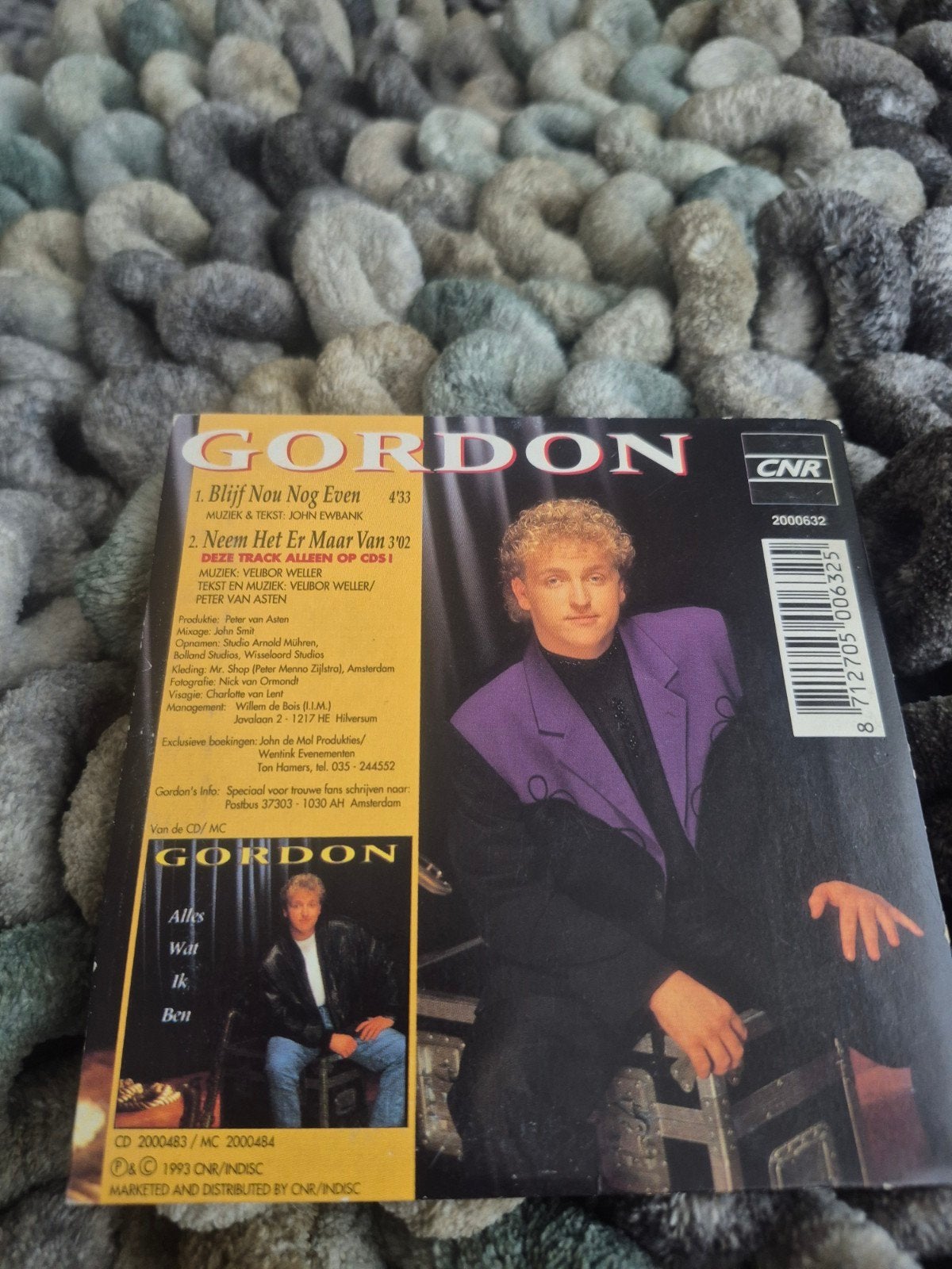 Gordon - Blijf Nou Nog Even CD Single, Ophalen of Verzenden, Gebruikt, Nederlandstalig