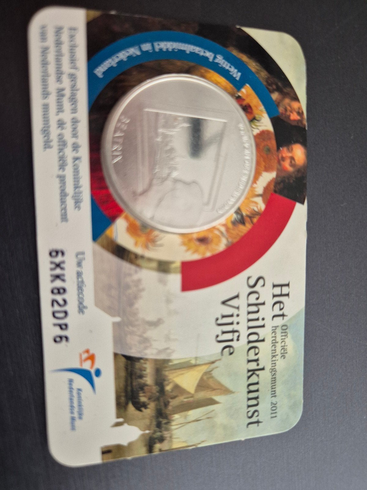 Nederlandse 5 euro munten in coincard, Postzegels en Munten, Ophalen of Verzenden, Koningin Beatrix, Euro's
