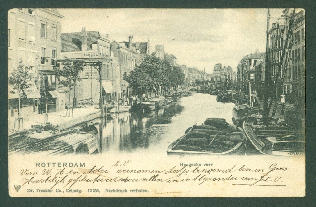 AK Rotterdam Trenkler 12260 Haagsche Veer 1905, Ophalen of Verzenden, Voor 1920, Gelopen, Zuid-Holland