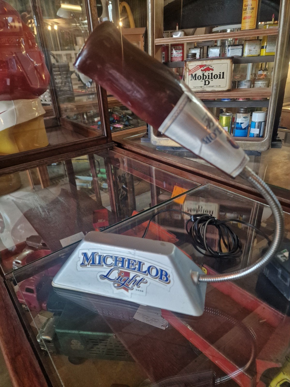 michelob light beer light buro lamp, Ophalen, Gebruikt, Lichtbak of (neon) lamp