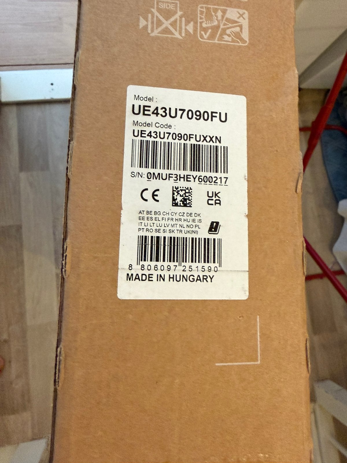 Samsung UE43U7090FU 43 inch 4K Smart TV – Nieuw & ongeopend, Audio, Tv en Foto, Televisies, Ophalen, LED, 50 Hz, Zo goed als nieuw