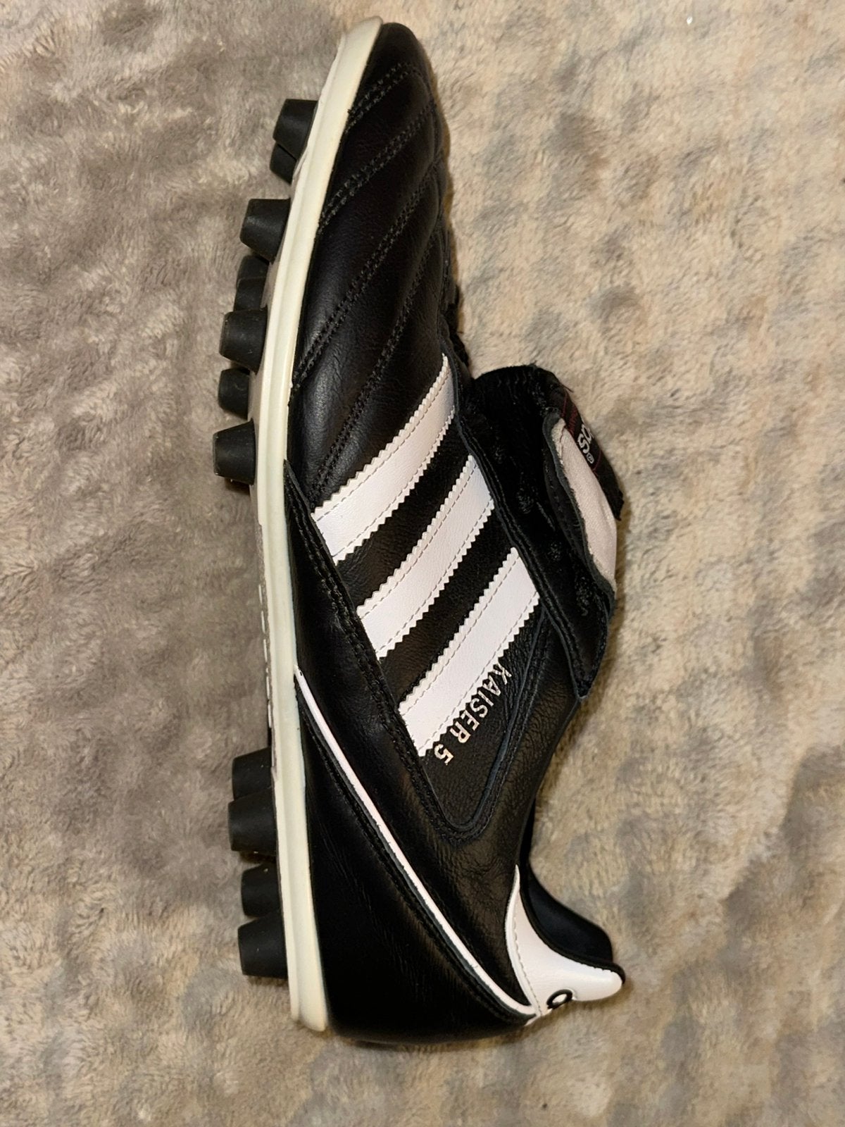 Adidas Kaiser 5 Liga FG (US 8.5 / UK 8 / EU 42), Kleding | Heren, Ophalen of Verzenden, Zo goed als nieuw, Zwart, Sportschoenen
