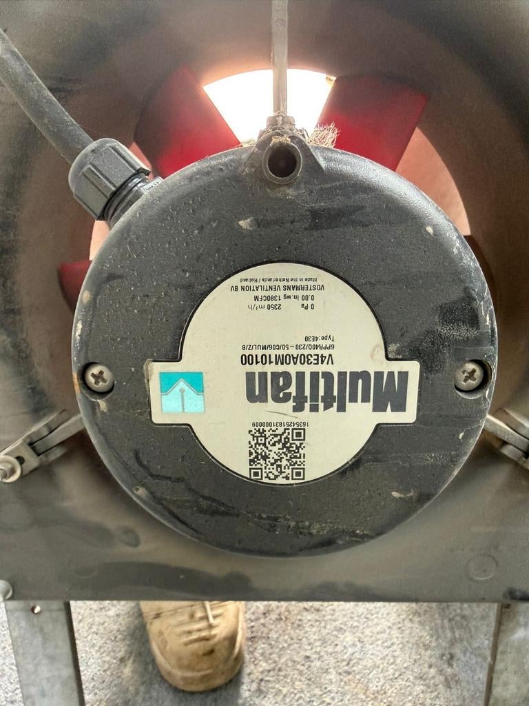 Multifan V4E30A0M10100 Ventilator, Doe-het-zelf en Verbouw, Ventilatie en Afzuiging, Ophalen of Verzenden