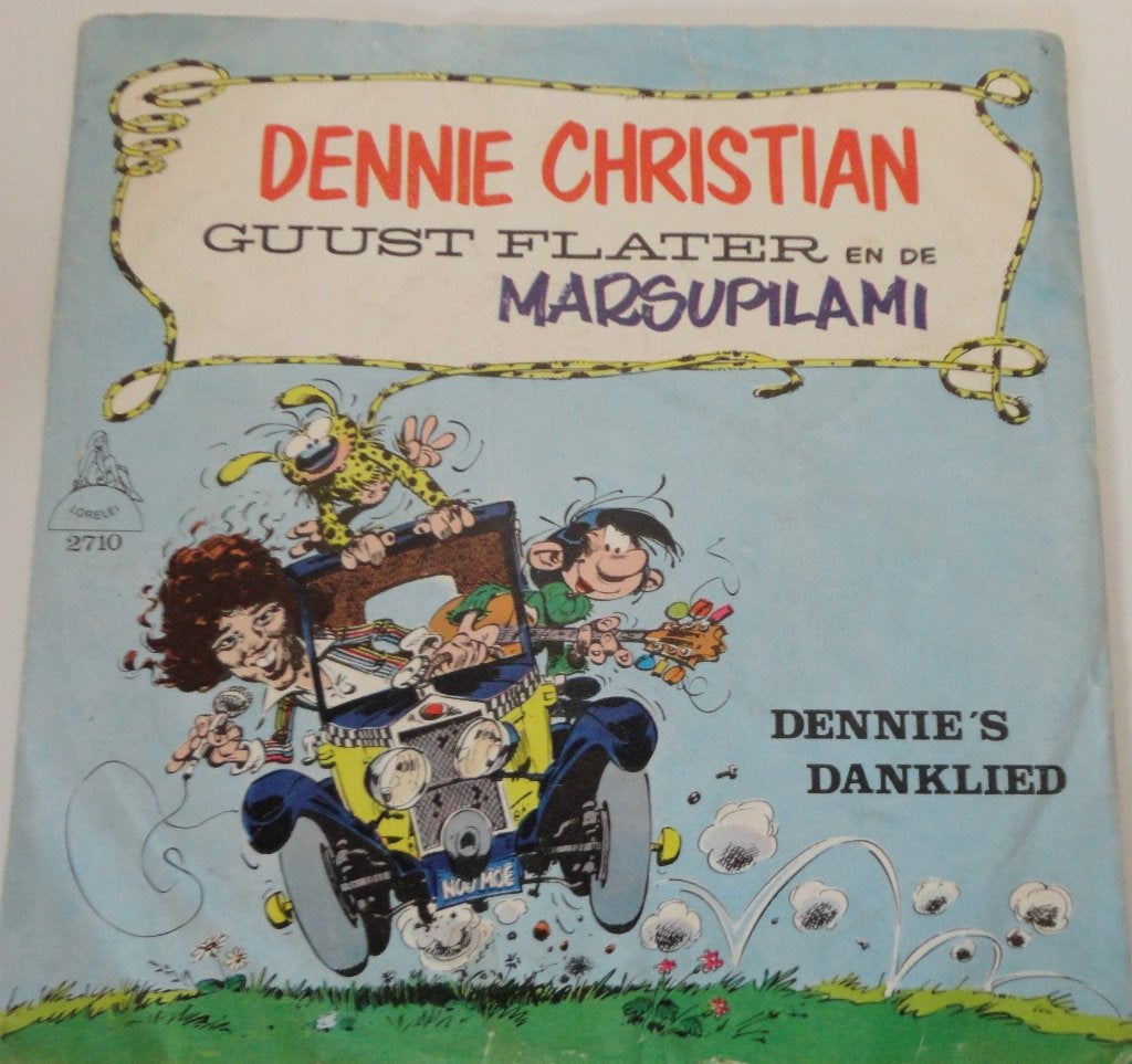 Dennie Christian > Guust Flater Marsupilami, Cd's en Dvd's, Vinyl Singles, Ophalen of Verzenden, Gebruikt, Nederlandstalig
