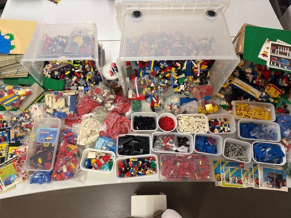 Grote hoeveelheid vintage LEGO – veel figuren, Ophalen of Verzenden, Gebruikt