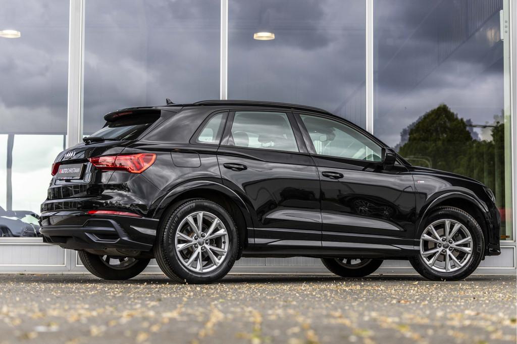 Audi Q3 35 TFSI S Line Pro Line S | LED | Leder (bj 2019), Auto's, 12 maanden, 4 cilinders, Zwart, Leder