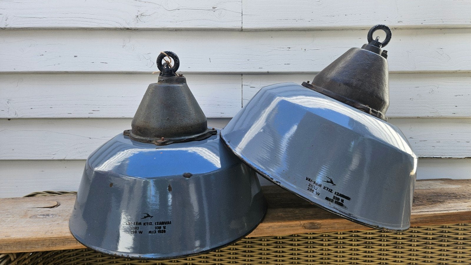 Emaille Hanglamp, Huis en Inrichting, Ophalen of Verzenden, Industrieel