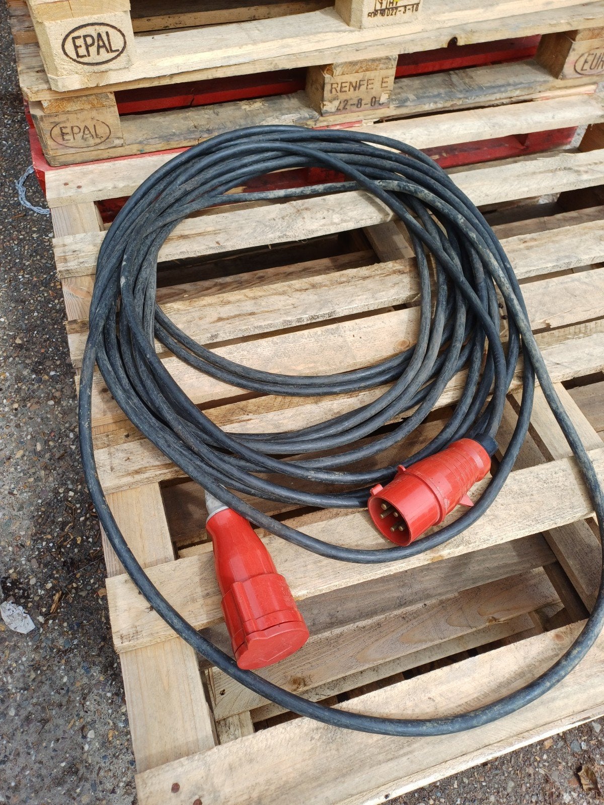 Krachtstroomkabel 32A 5-polig, Doe-het-zelf en Verbouw, Ophalen of Verzenden, Gebruikt, Kabel of Snoer