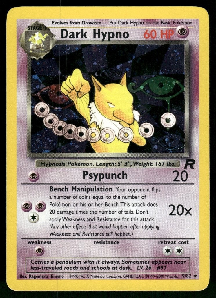 Dark Hypno 9/82 - Team Rocket (NM), Verzenden, Gebruikt