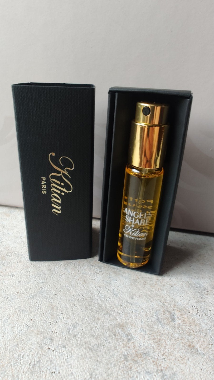 Kilian Paris Angels’ Share on The Rocks Eau de Parfum 7,5 ml, Sieraden, Tassen en Uiterlijk, Uiterlijk | Parfum, Ophalen of Verzenden