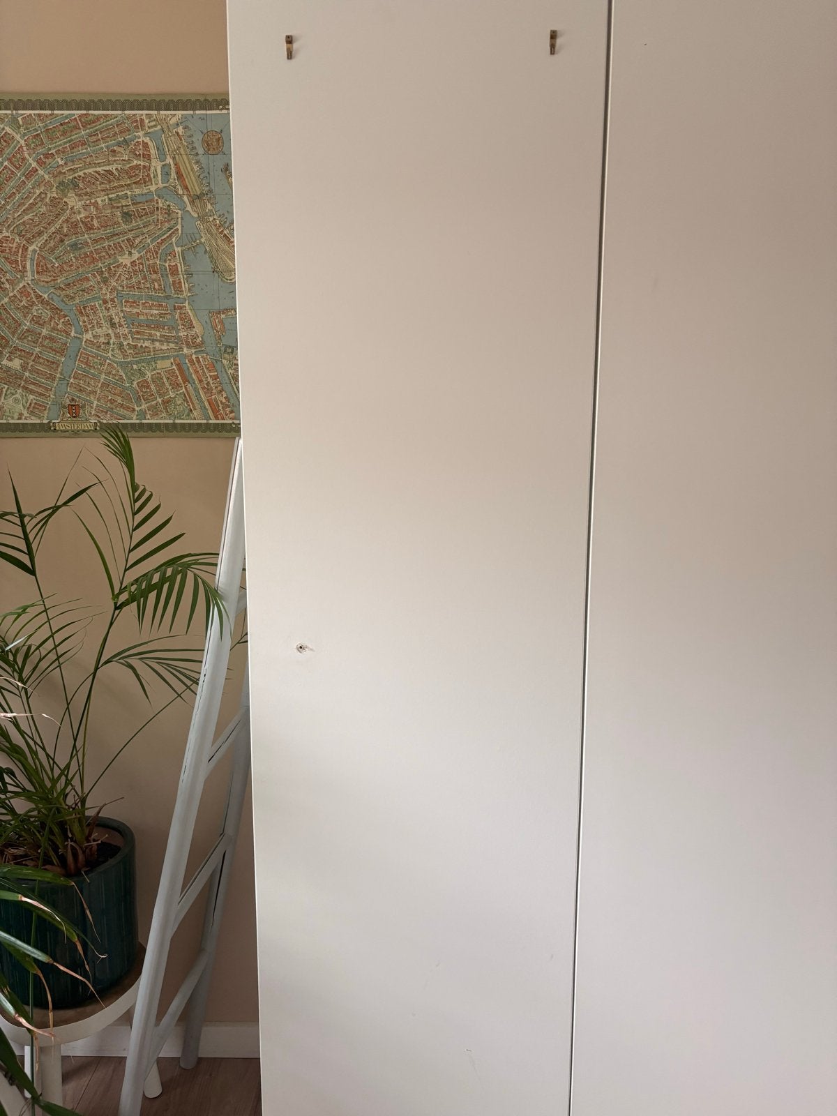 Witte pax smalle kledingkast, Ophalen, Gebruikt, 200 cm of meer, 50 tot 100 cm
