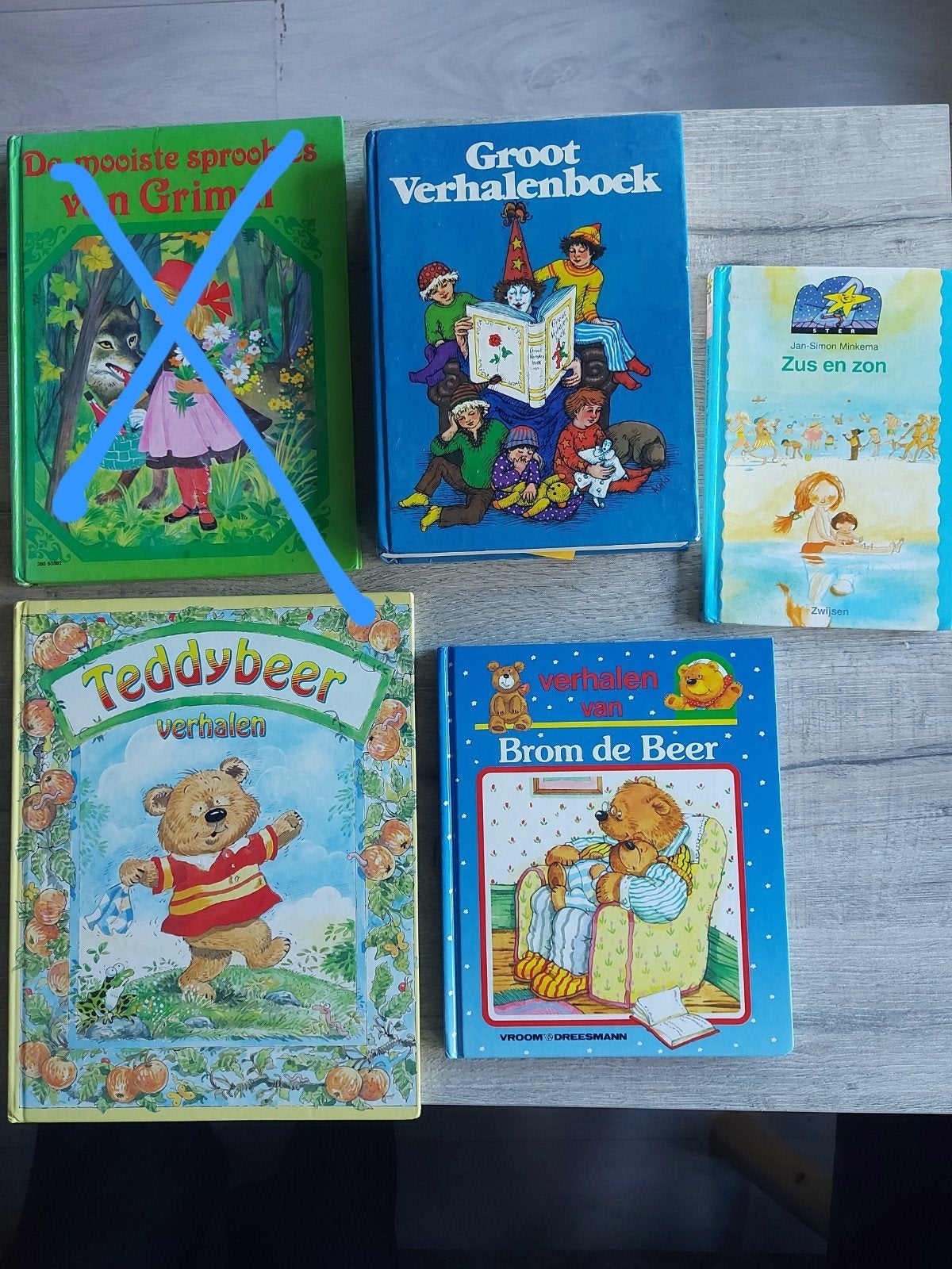 Leuke verzameling kinderboeken: Teddybeer, Brom de Beer, Ophalen of Verzenden, Gelezen, Fictie algemeen