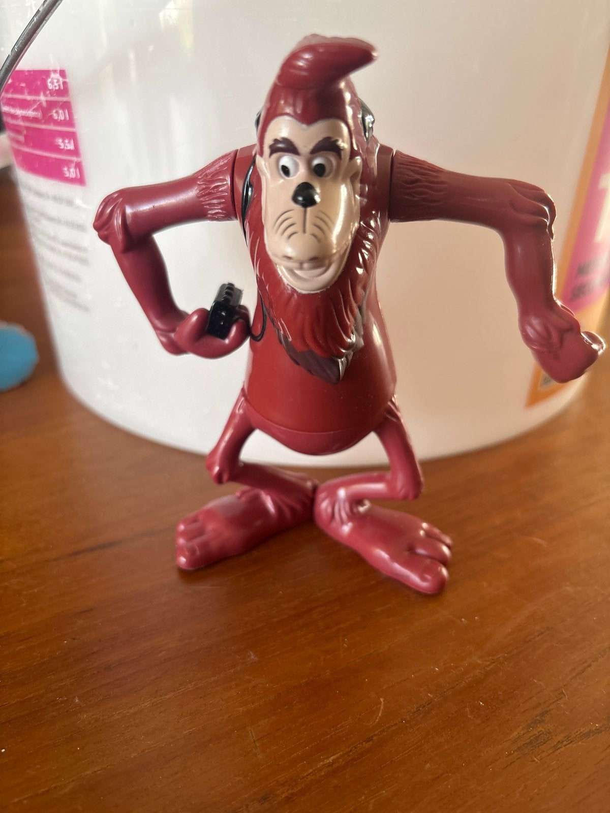 Vintage McDonald's Happy Meal Figuur - Gorilla met Walkman, Ophalen of Verzenden, Gebruikt