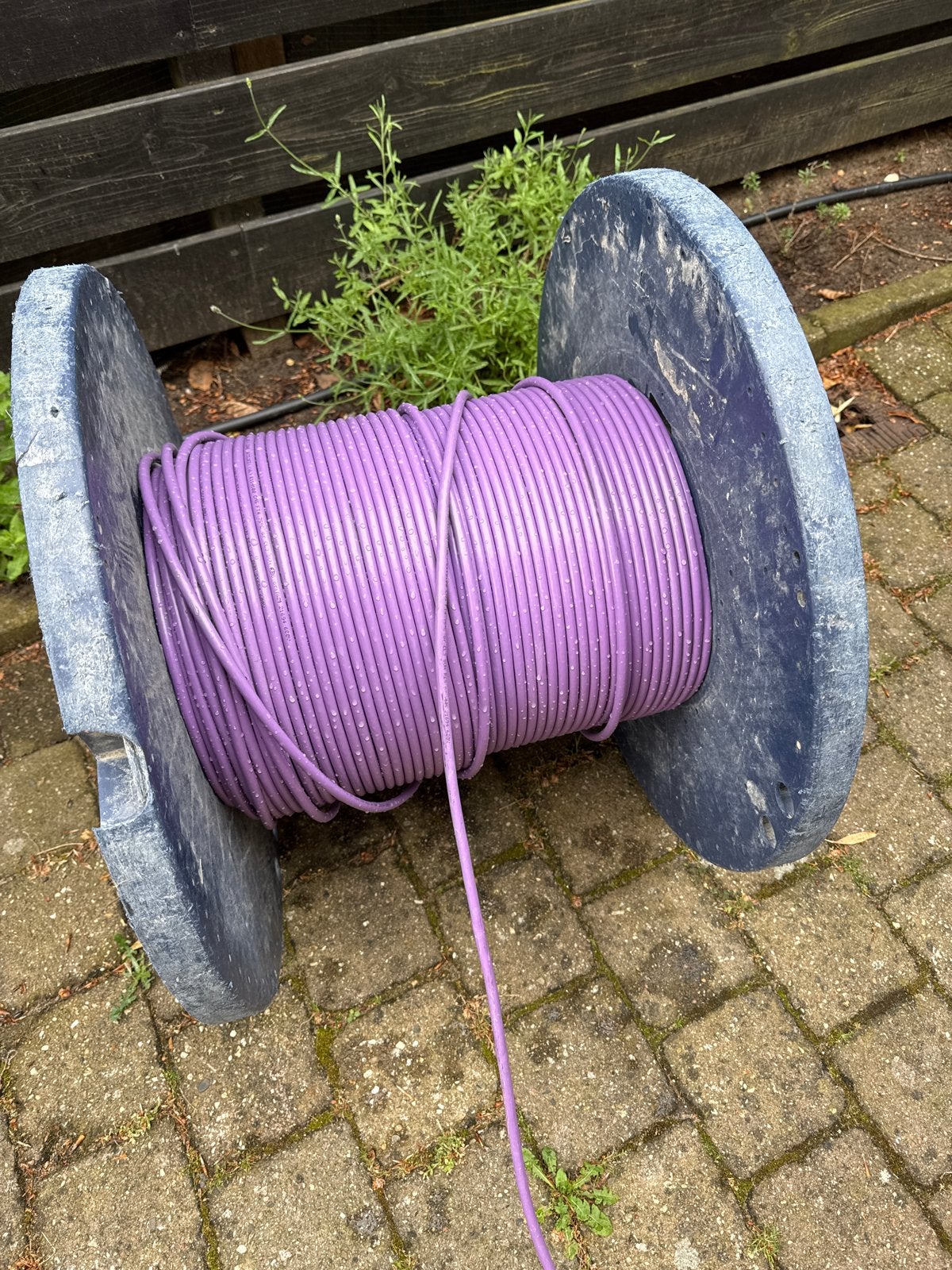 DPM-B RS485 Profibus kabel op rol - circa 75 meter paars, Ophalen, Nieuw, Kabel of Snoer