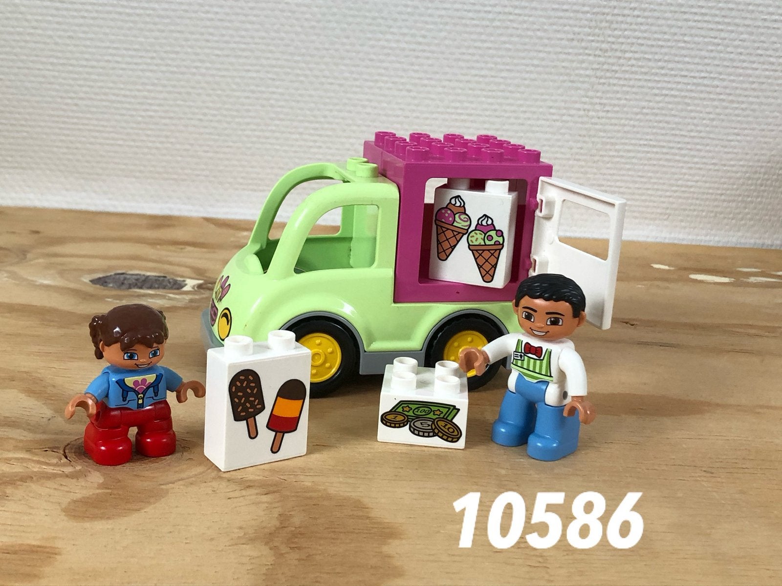 Duplo Ijswagen 10586 (compleet) 1, Ophalen of Verzenden, Zo goed als nieuw, Complete set, Duplo
