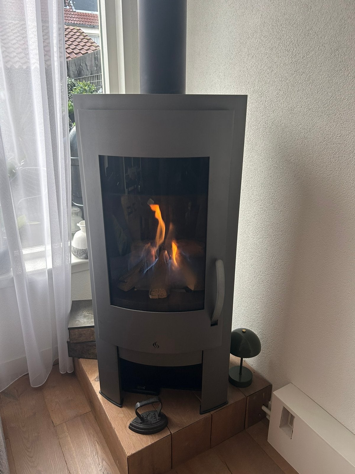 Faber moderne gaskachel Vico, Huis en Inrichting, Ophalen, Zo goed als nieuw, Gas, Gaskachel