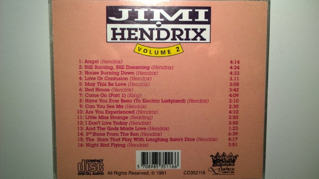 Jimi Hendrix - Jimi Hendrix Volume 2, Ophalen of Verzenden, Zo goed als nieuw, Poprock