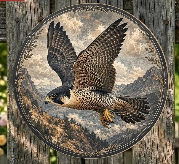 slechtvalk - roofvogel ( metaal ), Verzenden, Nieuw