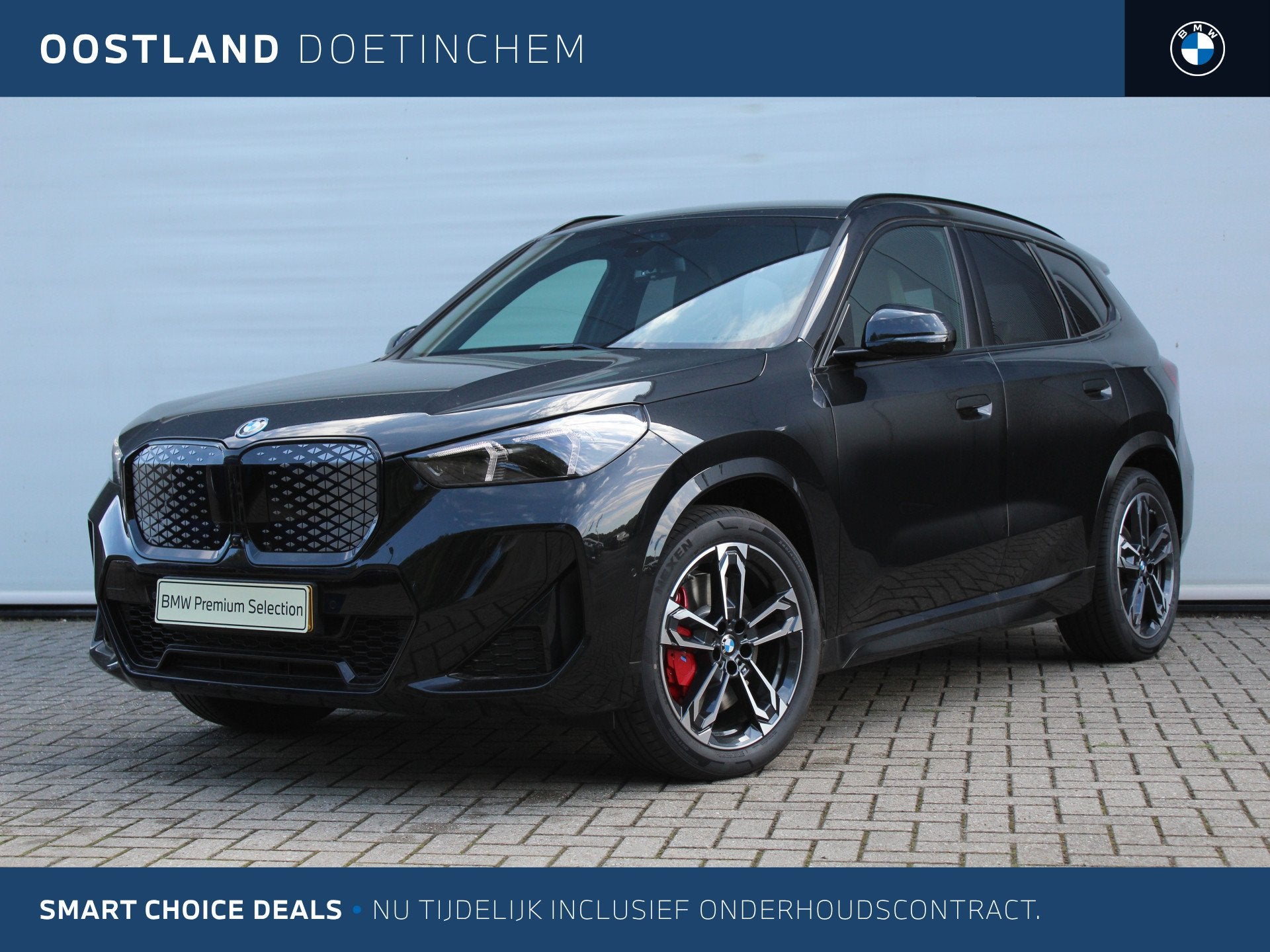 BMW iX1 eDrive20 M Sport / Trekhaak / Sportstoelen / Adaptie, Auto's, BMW, 750 kg, Met garantie (alle), Grijs, 204 pk