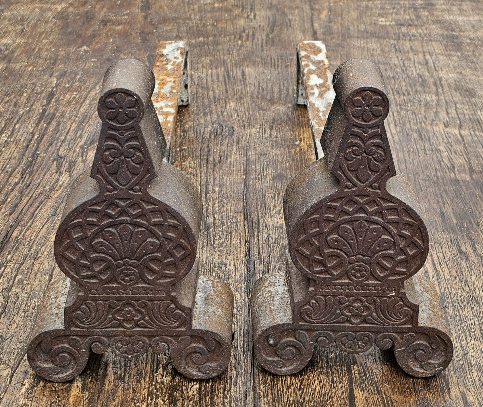 2 oude vuurbokken, Ophalen of Verzenden