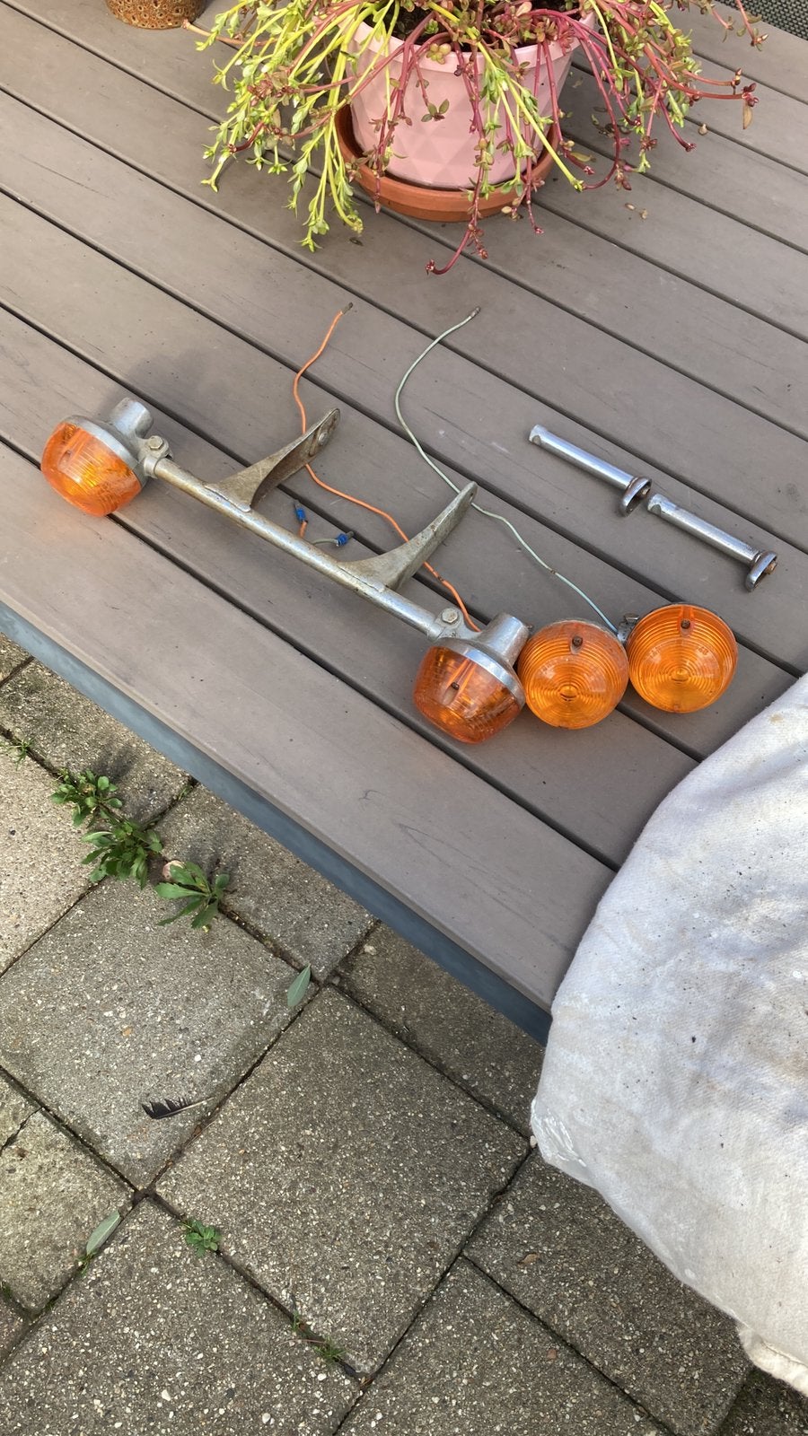 KEURIGE Stanley knipperlicht set Honda ss50 cd50 origineel!, Fietsen en Brommers, Ophalen of Verzenden, Overige merken