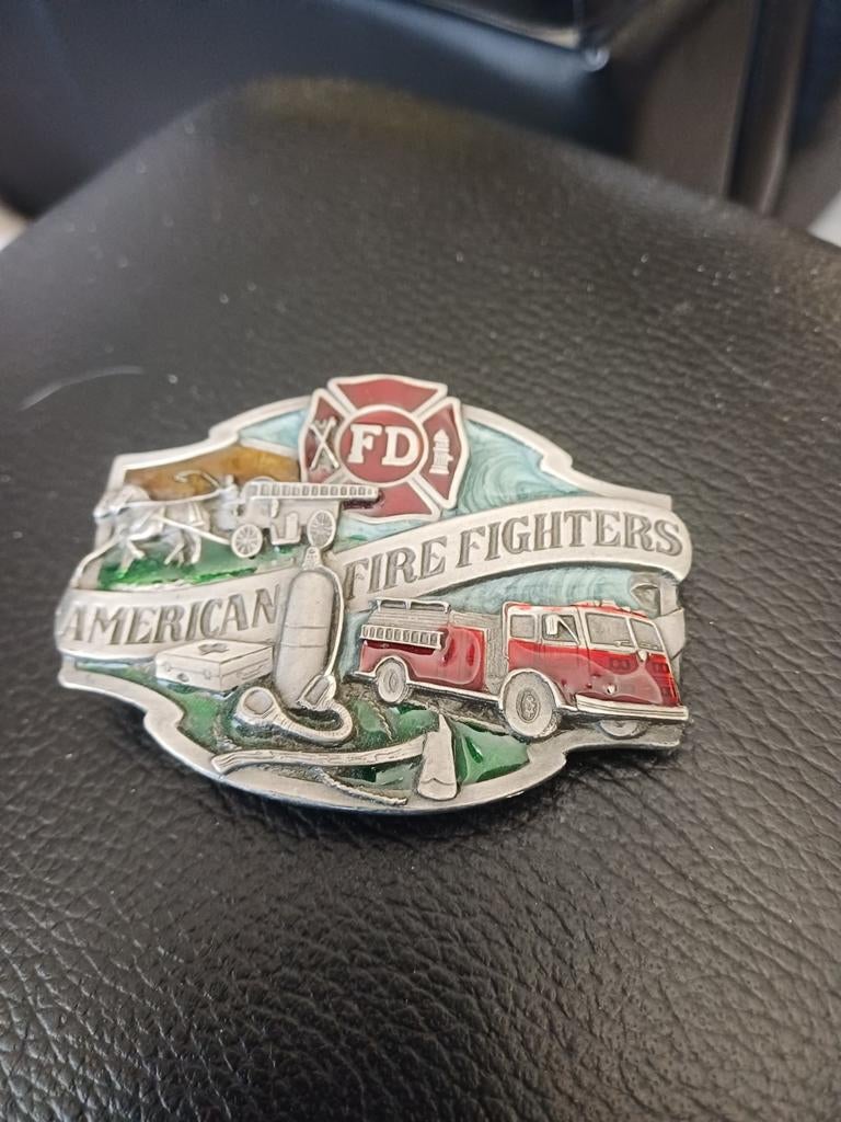 Bijzonder  Amerikaanse  brandweer  gesp, Ophalen of Verzenden, Zo goed als nieuw, Minder dan 95 cm