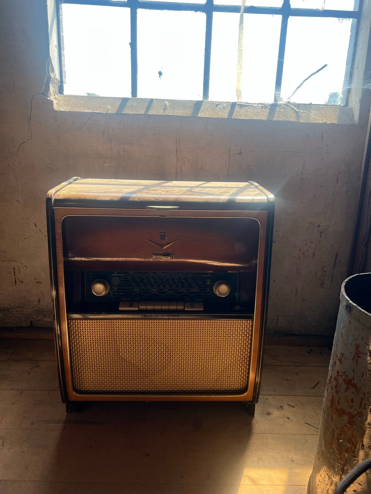 Vintage Grundig Majestic 7005 buizenradio-meubel (jaren 50), Ophalen of Verzenden