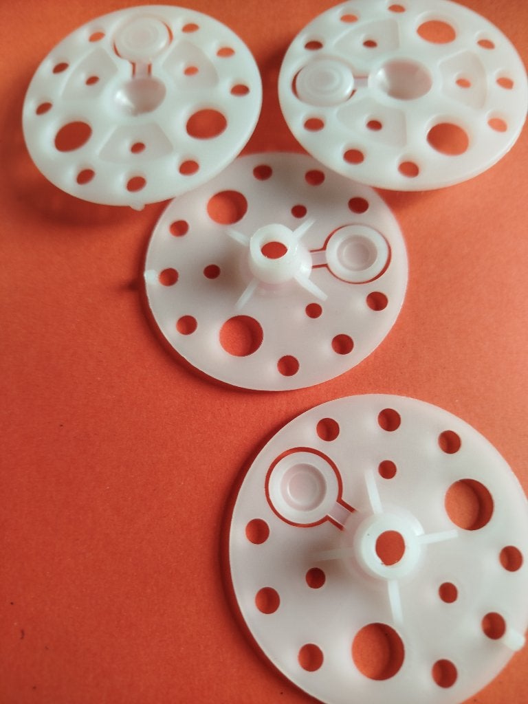 50 st WIT Drukverdeelplaten + Torx schroeven tot 6X140mm PIR, Doe-het-zelf en Verbouw, IJzerwaren en Bevestigingsmiddelen, N, N