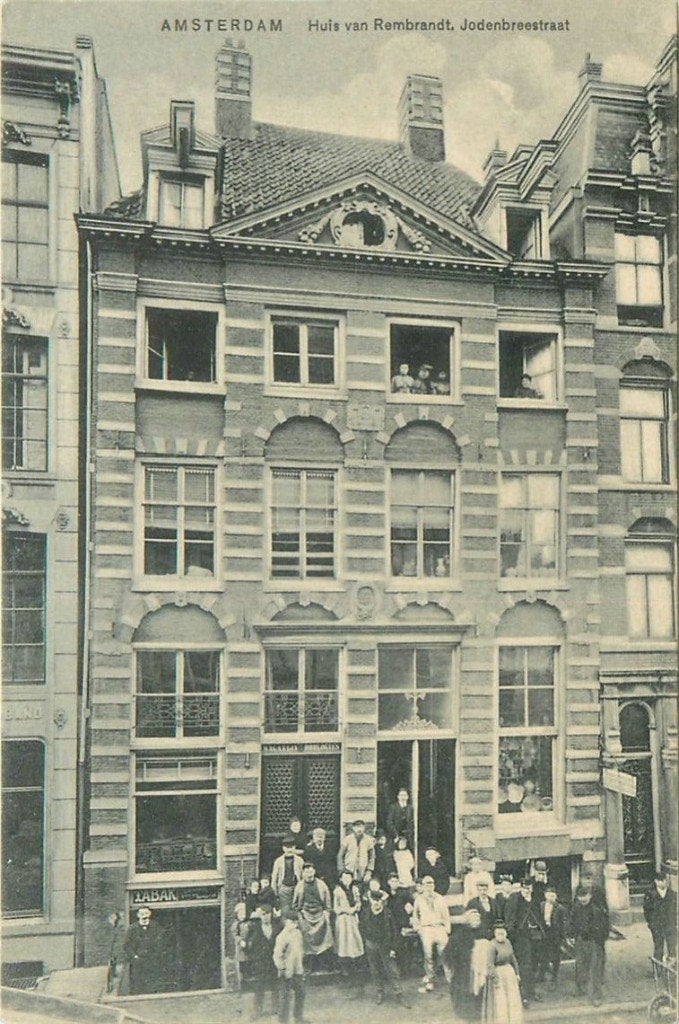 701-430-033 Amsterdam Huis van Rembrandt Jodenbreestraat, Verzamelen, Ophalen of Verzenden, Voor 1920, Noord-Holland