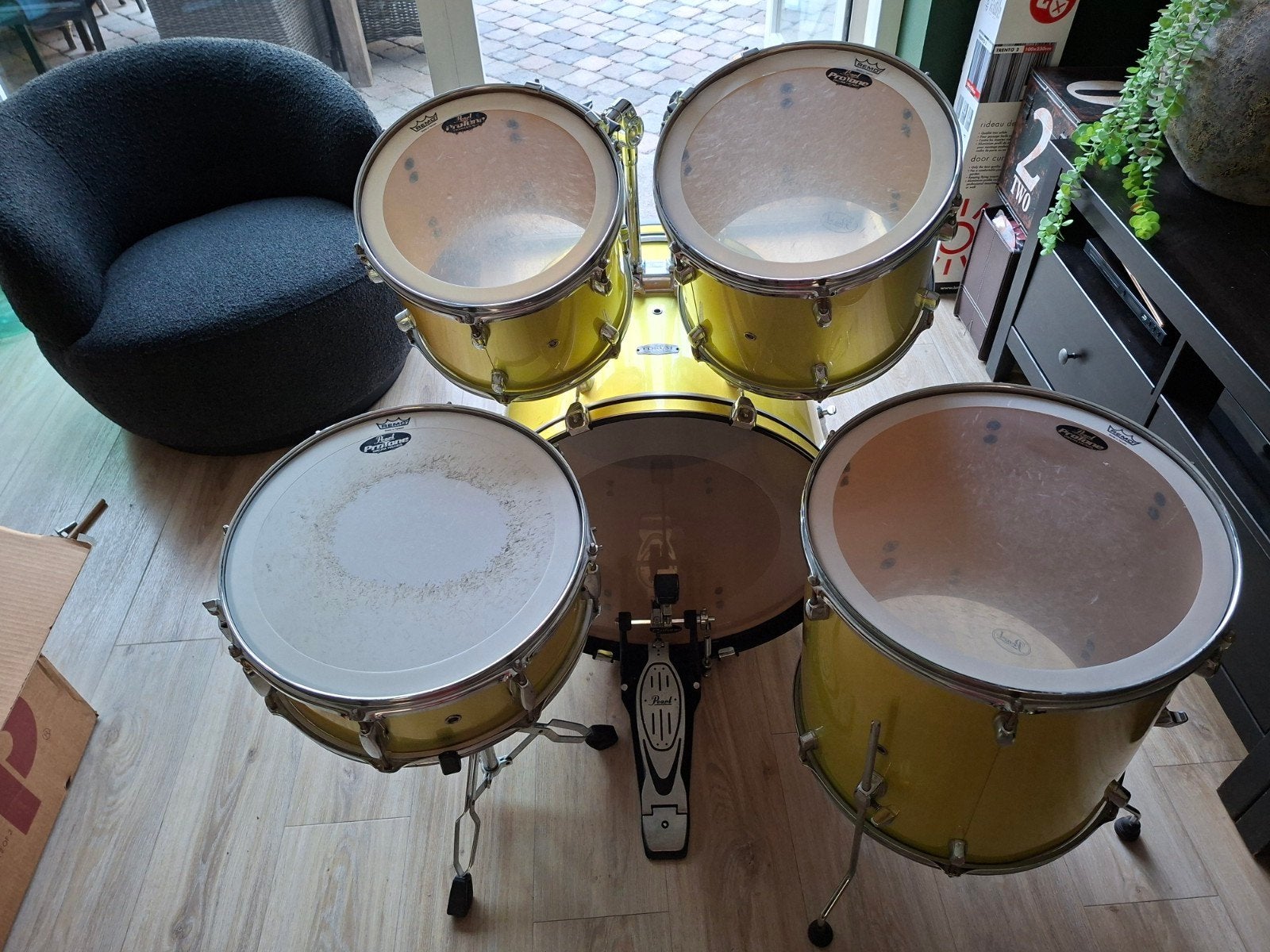 Pearl Forum Series drumset, Ophalen, Gebruikt, Pearl