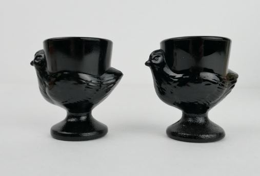 eierdopjes in de vorm van een kip kuiken LUMINARC persglas, Ophalen of Verzenden
