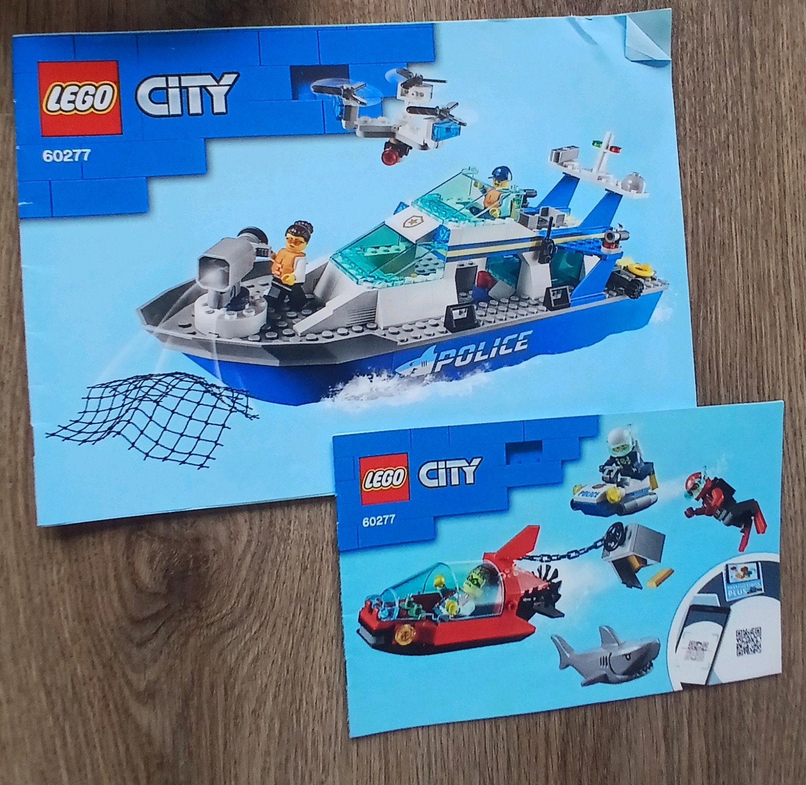Lego City Politie Patrouilleboot 60277 met instructies, Ophalen of Verzenden