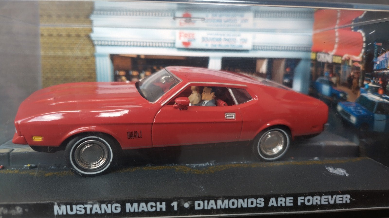 Ford Mustang Mach 1 1:43 James Bond 007 Pol, Hobby en Vrije tijd, Overige merken, Auto, Verzenden, Nieuw