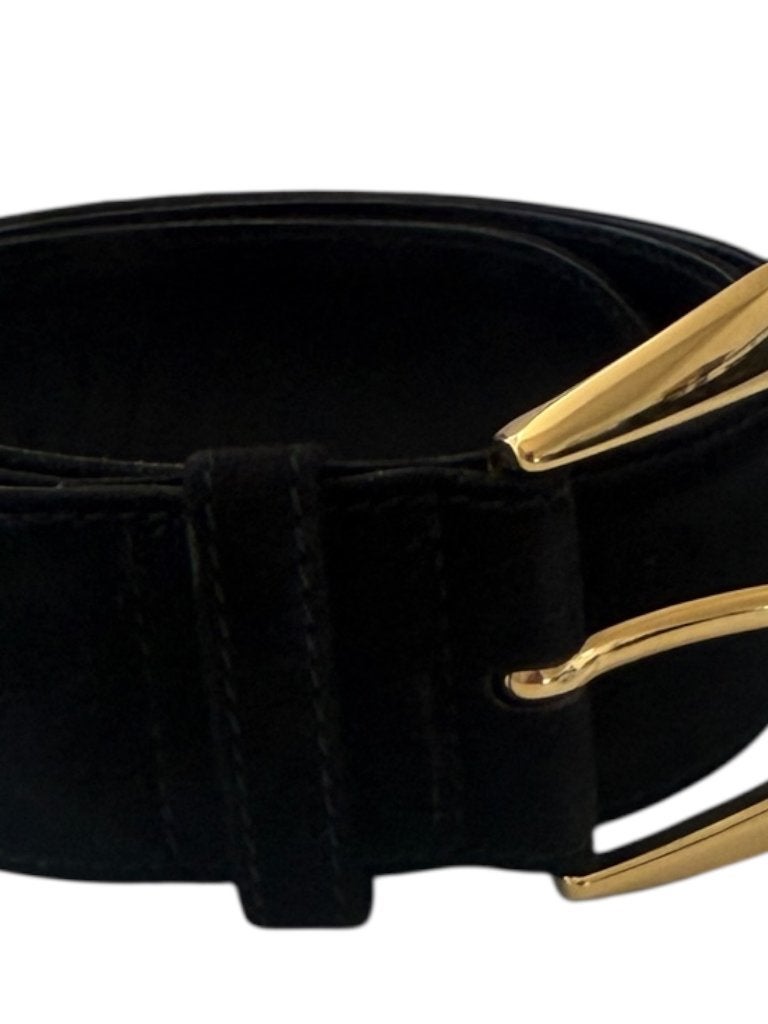 Escada riem 100, Zwart, Ophalen of Verzenden, Zo goed als nieuw