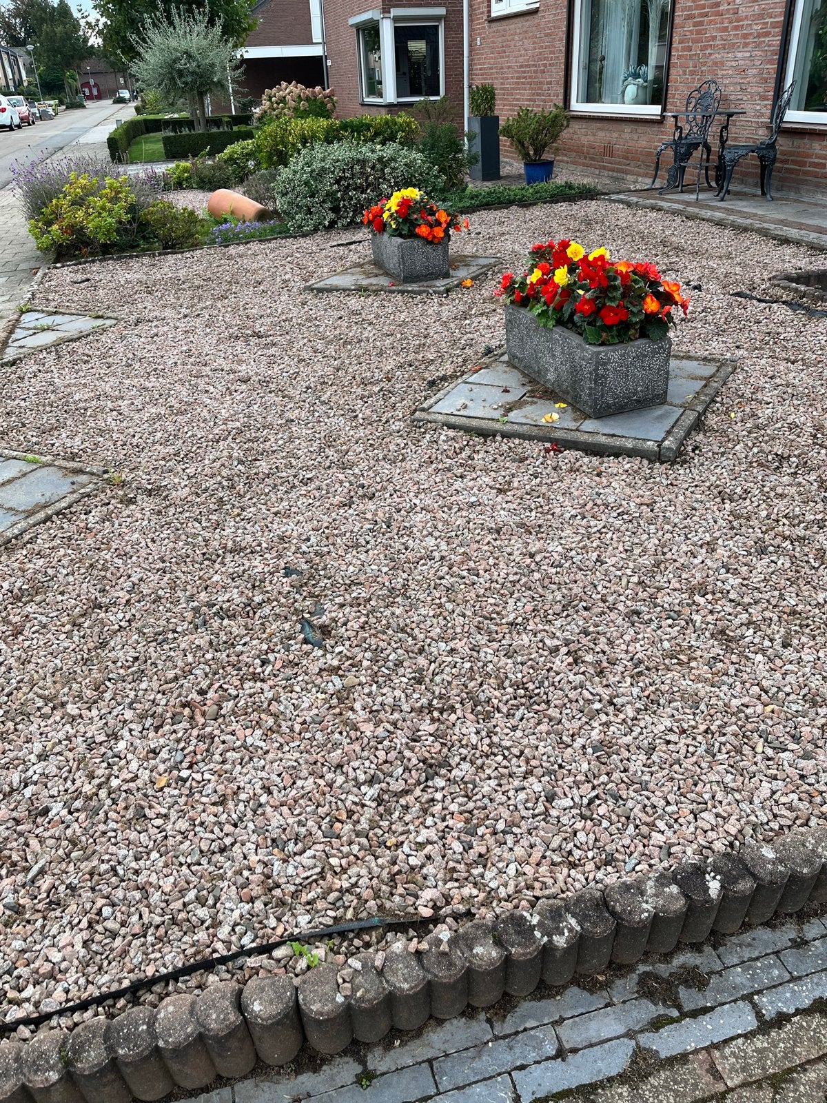 Decoratief Siergrind voor Tuin en Pad - Rood/Grijs, Tuin en Terras, Ophalen, Gebruikt, Roze, Graniet