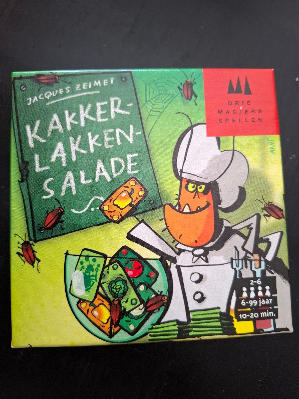 Kakkerlakken salade, Vijf spelers of meer, Ophalen of Verzenden, Zo goed als nieuw, Drie Magiërs Spellen