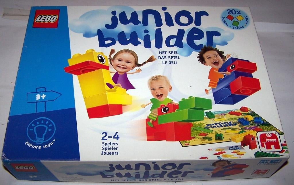 Lego/Jumbo Junior Builder (Duplo) spel. Compleet/izgs., Kinderen en Baby's, Speelgoed | Duplo en Lego, Ophalen of Verzenden, Zo goed als nieuw