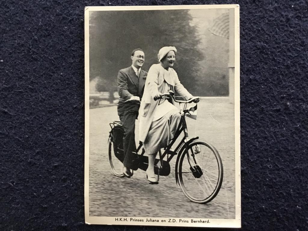 Prinses Juliana en Prins Bernhard.  Shirleys gum, Ophalen of Verzenden, 1920 tot 1940, Ongelopen, Zuid-Holland