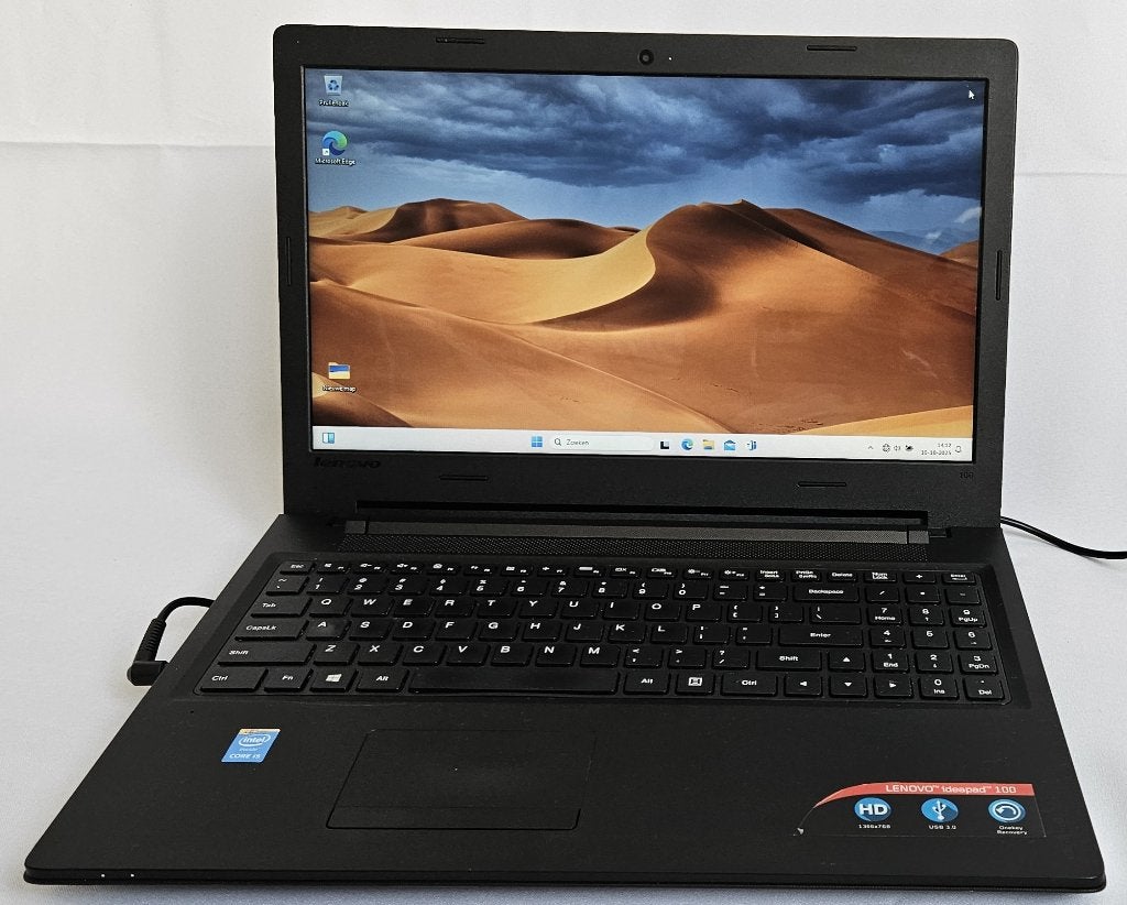 Mooie Stille Lenovo i3 Wind11 Goede AICCU 15 Inch + Lader, Computers en Software, 2 tot 3 Ghz, 15 inch, Refurbished, Ophalen of Verzenden