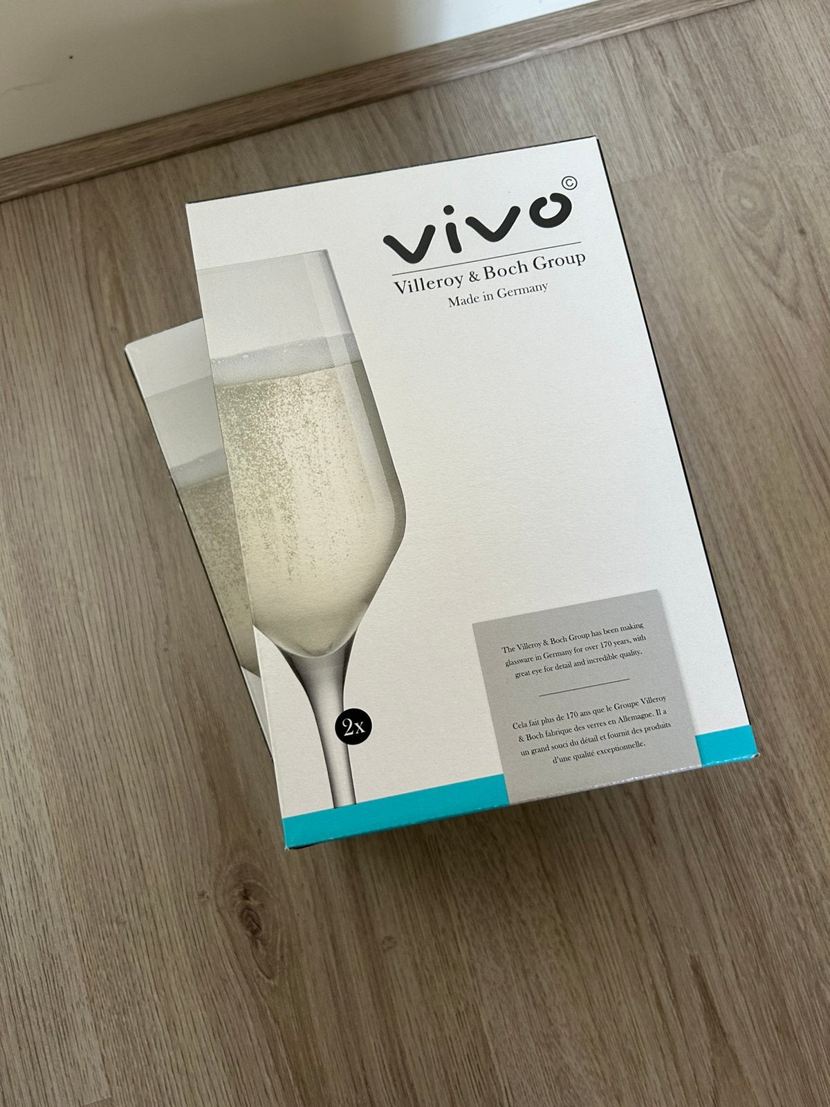 Champage glazen. 10 stuks. Vivo - Villeroy & Boch Group, Ophalen, Glas of Glazen, Villeroy & Boch, Nieuw