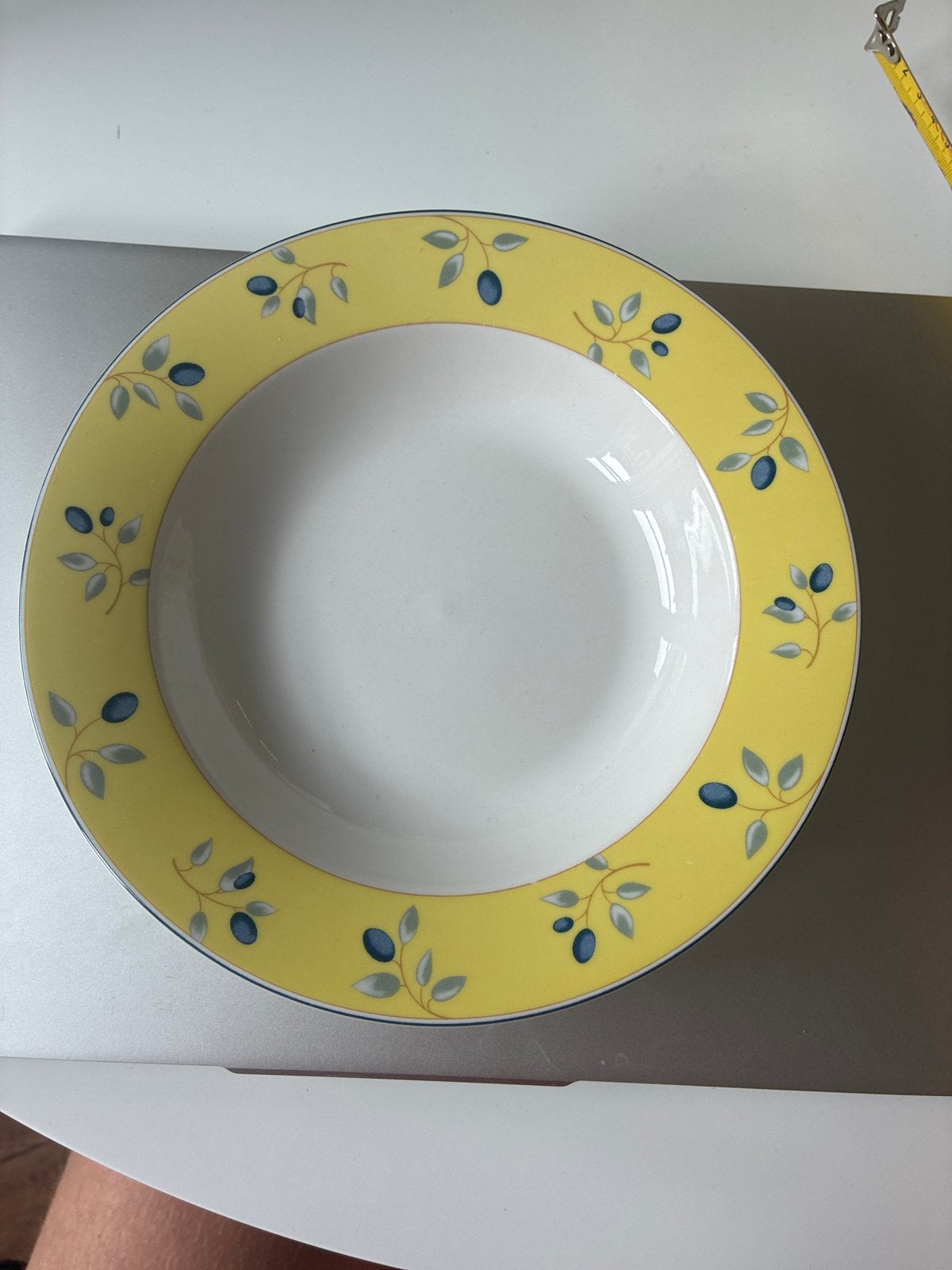 Royal Doulton Blueberry soepbord/pastabord -zgan 2x, Ophalen of Verzenden, Zo goed als nieuw, Bord(en), Modern