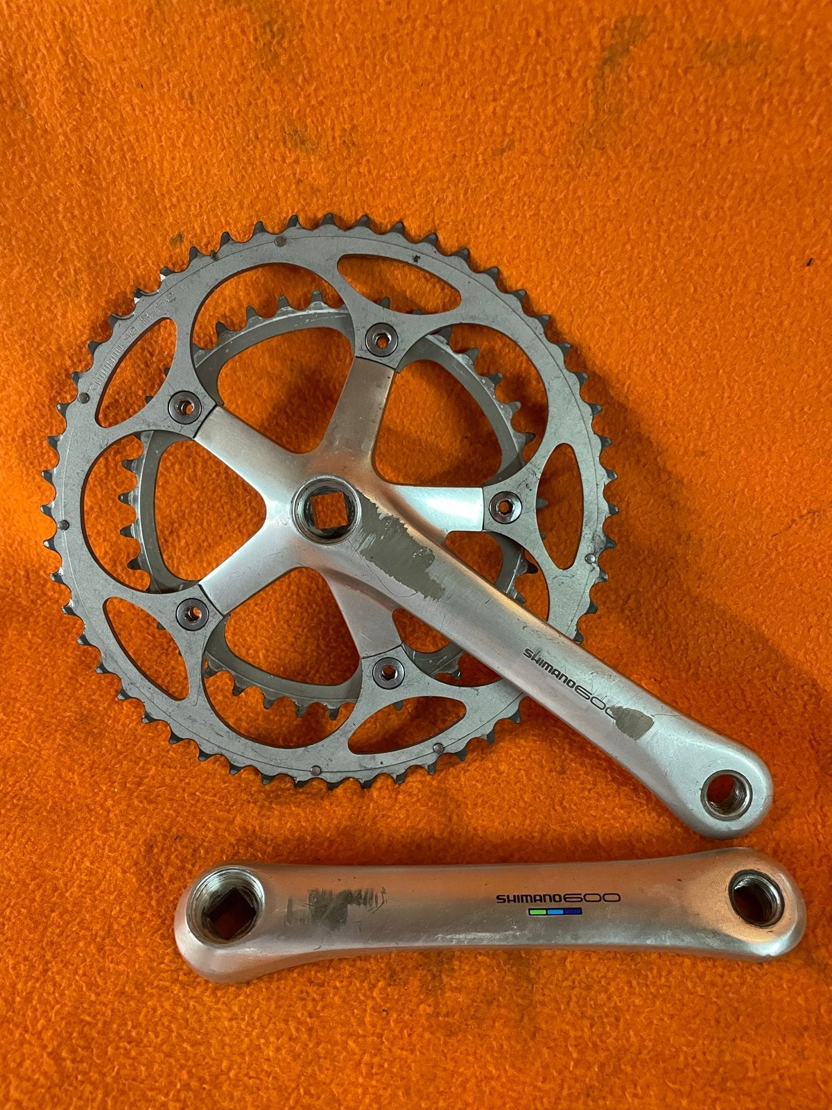 Shimano 600 FC-6400 Crankstel 170mm tb 52/39 Racefiets, Verzenden, Gebruikt