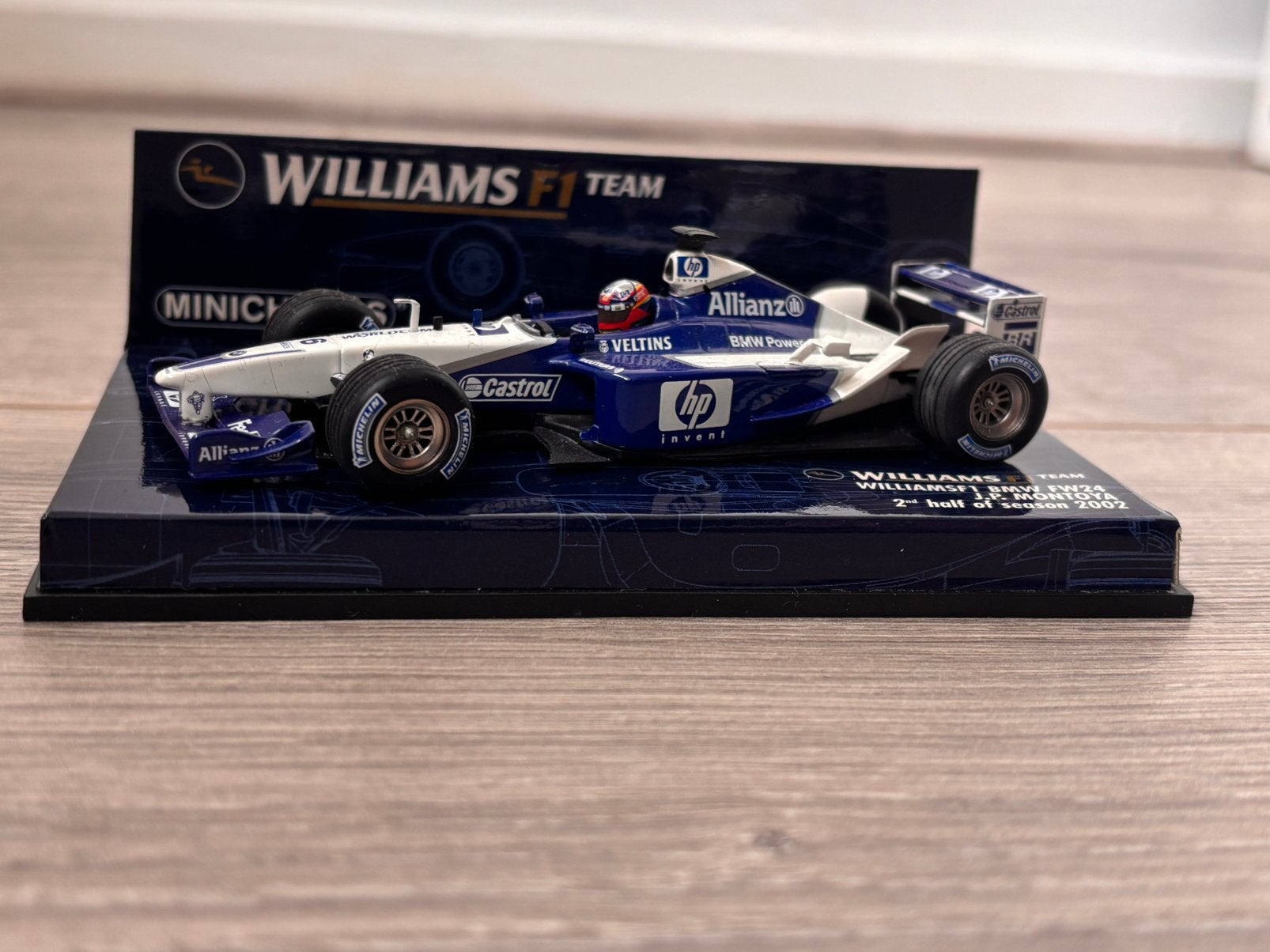 F1 Minichamps Williams J.P. Montoya 1:43, Ophalen of Verzenden, Zo goed als nieuw, Auto, MiniChamps