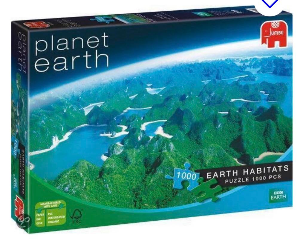 Jumbo Puzzel BCC Planet Earth Habitats: Groen Landschap New!, Hobby en Vrije tijd, Denksport en Puzzels, Ophalen, 500 t/m 1500 stukjes