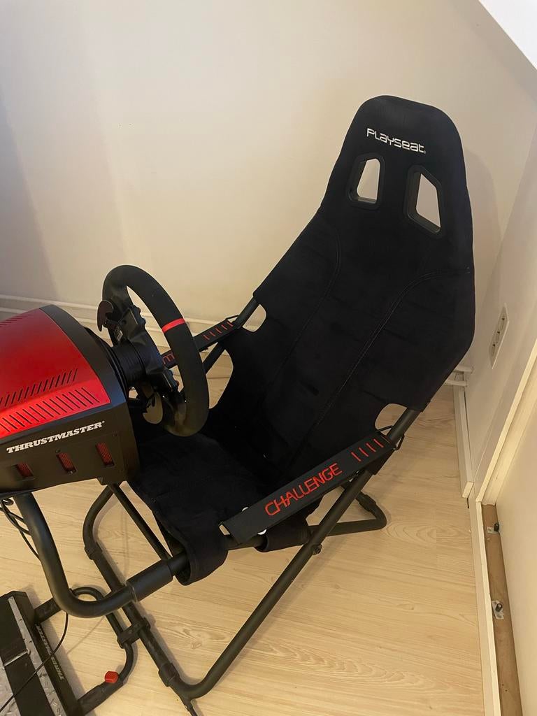 Thrustmaster Ts xw met Playseat en Tlcm loadcell pedalen., Ophalen, Gebruikt, 1 speler, Racen en Vliegen