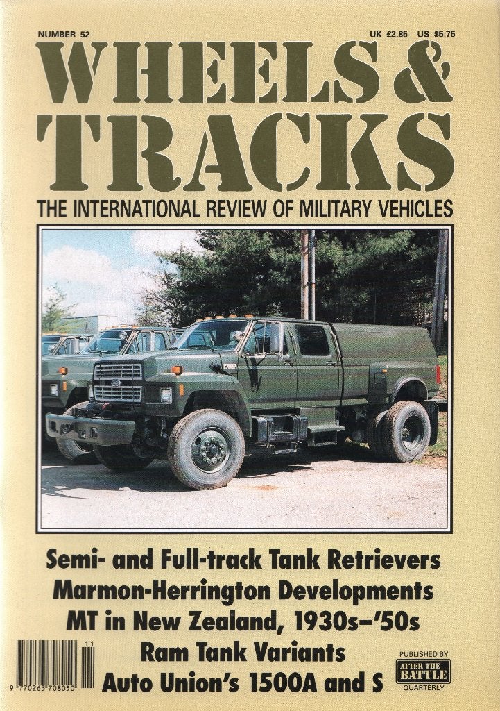 WHEELS & TRACKS magazine No 52 Ram tank variants, Ophalen of Verzenden, Voor 1940, Zo goed als nieuw, Landmacht