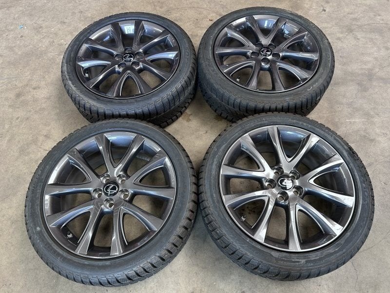 17 inch originele velgen + winterbanden Lexus CT 200 H, Auto-onderdelen, 215 mm, -, -, Banden en Velgen