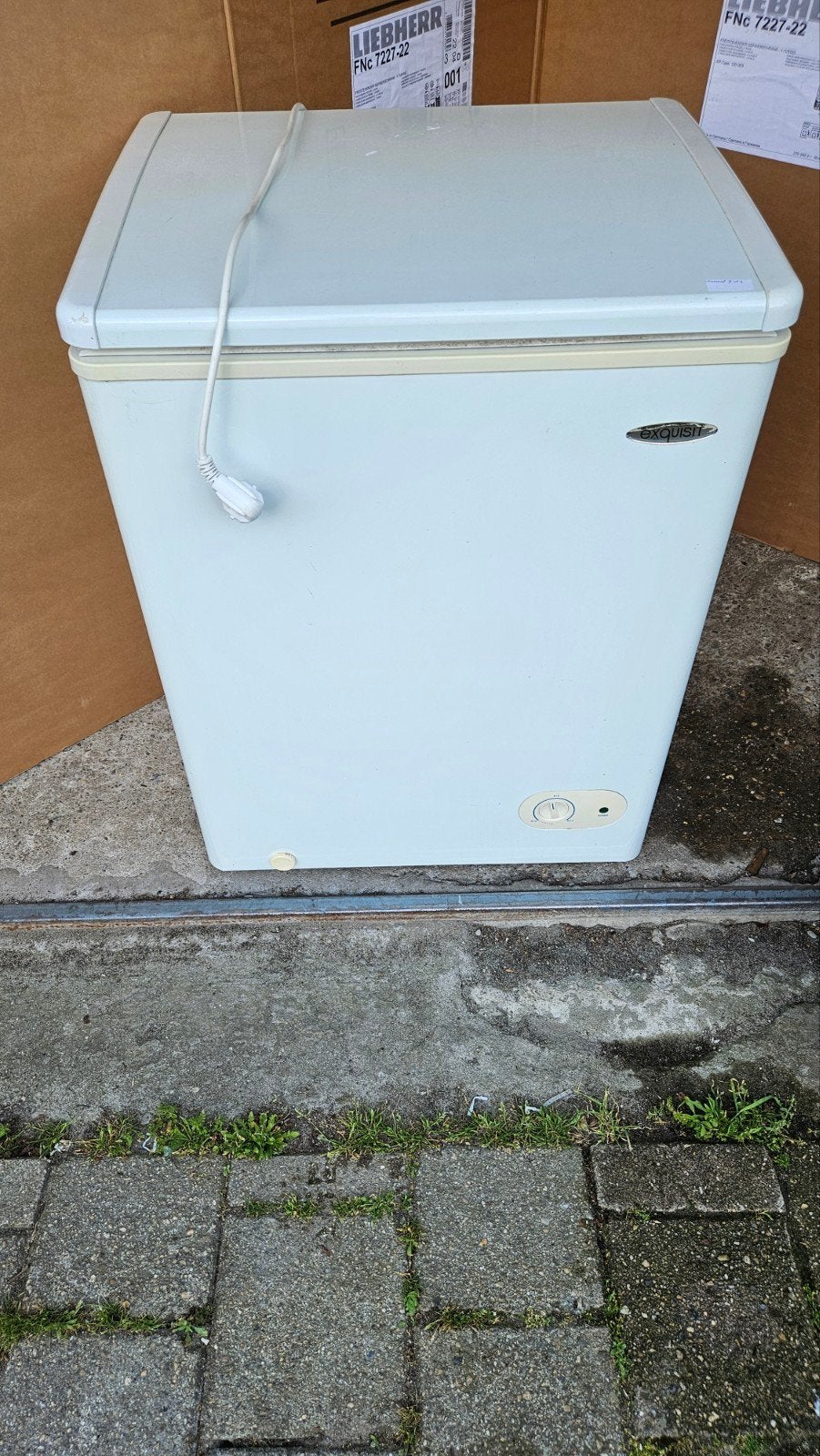 Exquisit vrieskist, Vrieskist, Gebruikt, Minder dan 60 cm, Energieklasse A of zuiniger