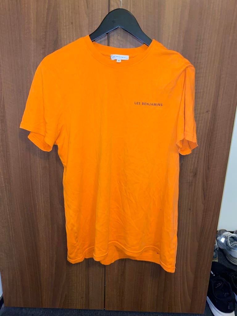 Les Benjamins T-shirt - Perfecte staat, Ophalen of Verzenden, Zo goed als nieuw, Maat 46 (S) of kleiner, Oranje